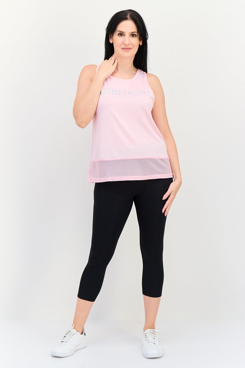 Aeropostale Women Sportswear Fit Sleeveless Outdoor Tank Top, Pink - Image 4